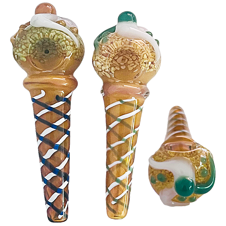 Ice-cream With Cone Heavy Handpipe (X#15) | 5 inches | Assorted Colors product image